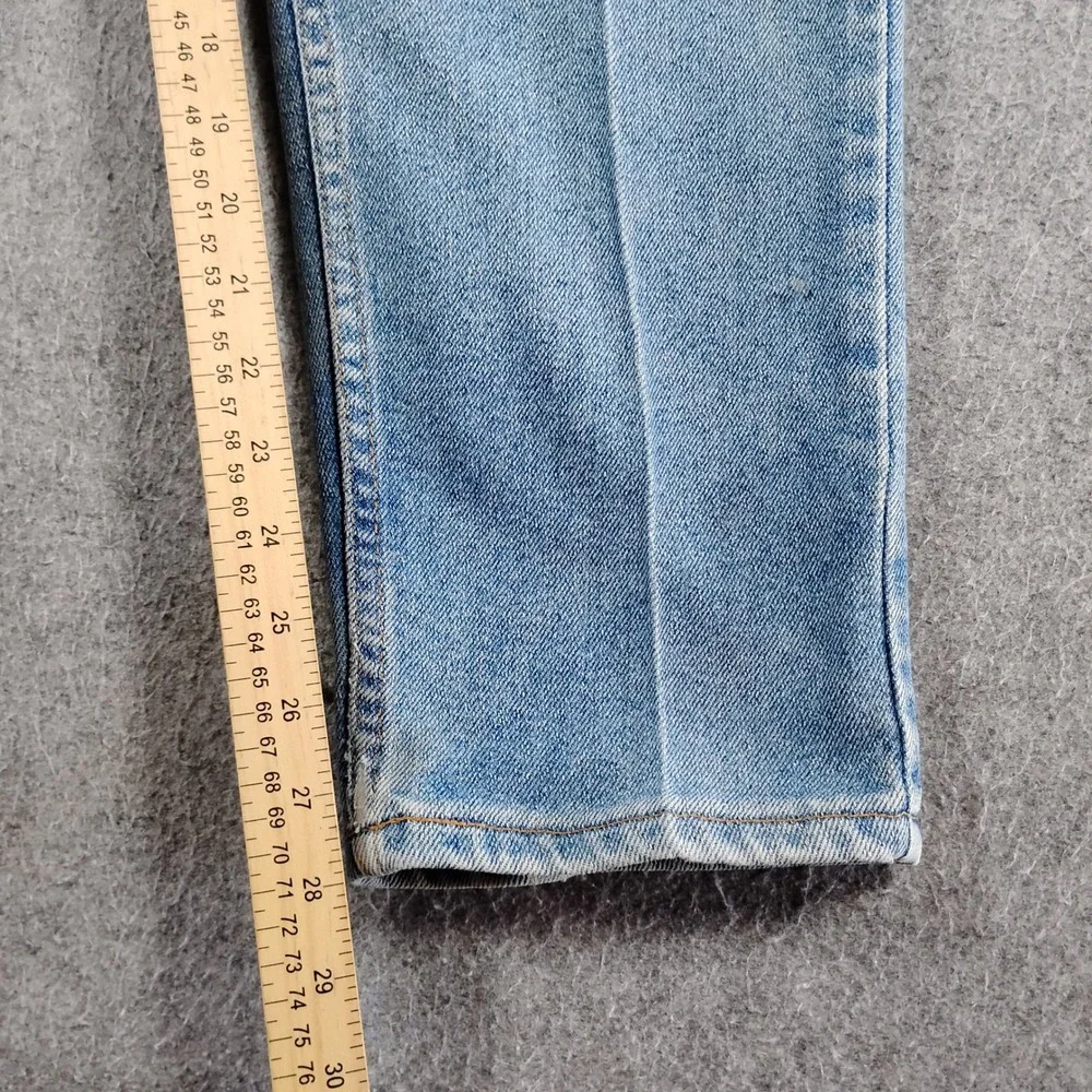 Vintage Levis 614  Jeans Mens 32x28 Light Wash Flex Made in USA Denim